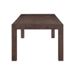 Pemberly Row 7 Piece Rectangular Table Dining Set with Chairs in Brown