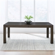 Pemberly Row 7 Piece Rectangular Table Dining Set with Chairs in Brown