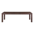 Pemberly Row 7 Piece Rectangular Table Dining Set with Chairs in Brown