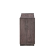 Pemberly Row 77 Inch TV Console with Reeded Doors and Wire Management in Brown