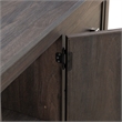 Pemberly Row 2 Door 6 Drawer Dresser with Reeded Molding in Caffe Brown