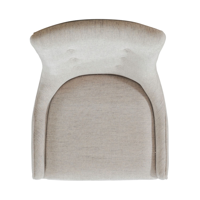 Pemberly Row Upholstered Side Chair with Chenille Fabric Set of 2 in Cherry