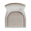 Pemberly Row Upholstered Side Chair with Chenille Fabric Set of 2 in Cherry
