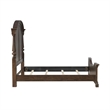 Pemberly Row Queen Poster Bed with Dresser Mirror and Nightstand in Cherry