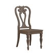 Pemberly Row 5 Piece Rectangular Dining Room Table Set in Brown