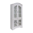 Pemberly Row Display Cabinet with Glass Doors and LED Lighting in White