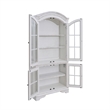 Pemberly Row Display Cabinet with Glass Doors and LED Lighting in White