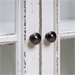 Pemberly Row Display Cabinet with Glass Doors and LED Lighting in White