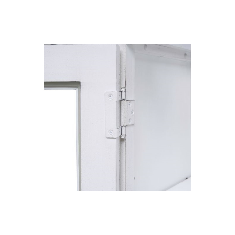 Pemberly Row Display Cabinet with Glass Doors and LED Lighting in White