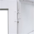 Pemberly Row Display Cabinet with Glass Doors and LED Lighting in White