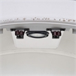 Pemberly Row Display Cabinet with Glass Doors and LED Lighting in White