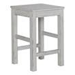 Pemberly Row Console Stool with Block Legs in White Finish