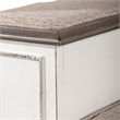 Pemberly Row Slip Proof Pet Steps with Rubberwood Frame - Antique White