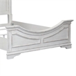 Pemberly Row California King Upholstered Tufted Panel Bed in Brown