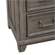 Pemberly Row Bunching Curio Cabinet Set with Glass Doors in Gray