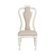Pemberly Row 5 Piece Double Pedestal Table Set with Chairs in White