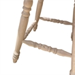 Pemberly Row Windsor Swivel Counter Chair with Arrow Back in White