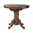Pemberly Row 5 Piece Gathering Table Dining Set Antique Honey Rubberwood