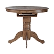 Pemberly Row 5 Piece Gathering Table Dining Set Antique Honey Rubberwood