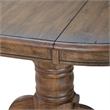 Pemberly Row 5 Piece Gathering Table Dining Set Antique Honey Rubberwood