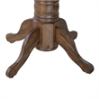 Pemberly Row 5 Piece Gathering Table Dining Set Antique Honey Rubberwood