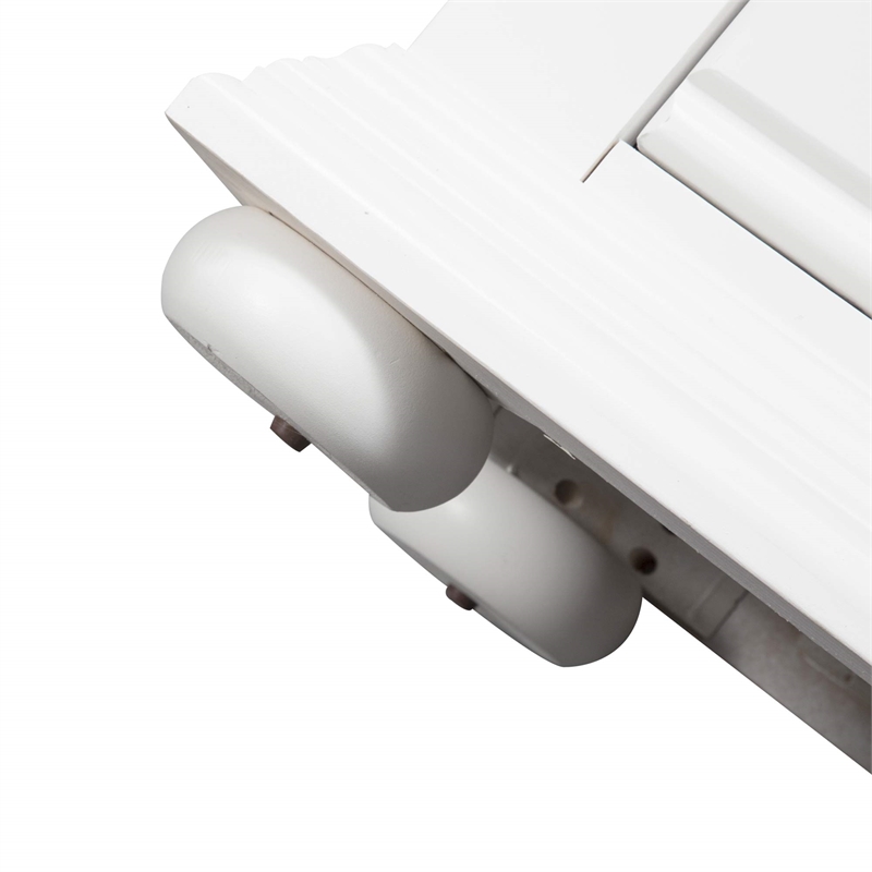 Pemberly Row 2 Drawer Nightstand with Felt Lining and Bun Feet in Oyster White