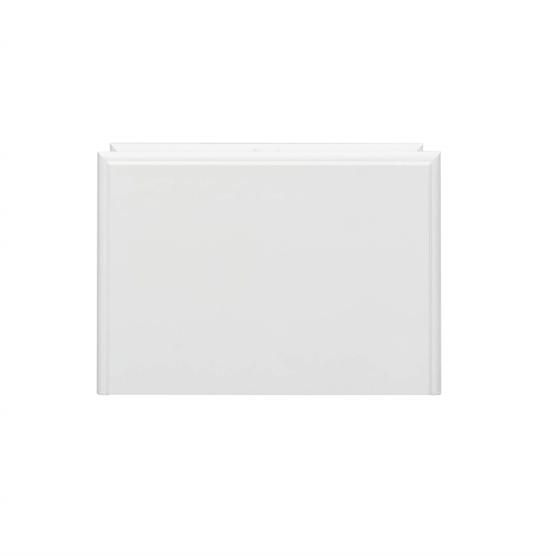 Pemberly Row 2 Drawer Nightstand with Felt Lining and Bun Feet in Oyster White