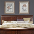 Pemberly Row King Sleigh Bed with Rolled Cap Rail in Rustic Cherry