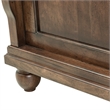 Pemberly Row King Sleigh Bed with Rolled Cap Rail in Rustic Cherry