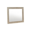 Pemberly Row Landscape Mirror for Bedroom Dresser in Saddle Tan