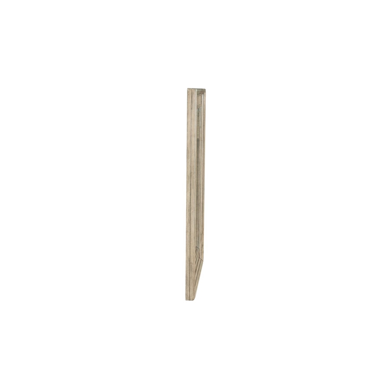 Pemberly Row Landscape Mirror for Bedroom Dresser in Saddle Tan