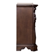 Pemberly Row Wood Dresser & Mirror with Brownstone Finish and 8 Drawers