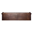 Pemberly Row Wood Dresser & Mirror with Brownstone Finish and 8 Drawers
