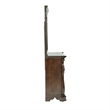 Pemberly Row Wood Dresser & Mirror with Brownstone Finish and 8 Drawers