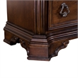 Pemberly Row Wood Dresser & Mirror with Brownstone Finish and 8 Drawers