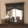 Pemberly Row Wood Dresser & Mirror with Brownstone Finish and 8 Drawers