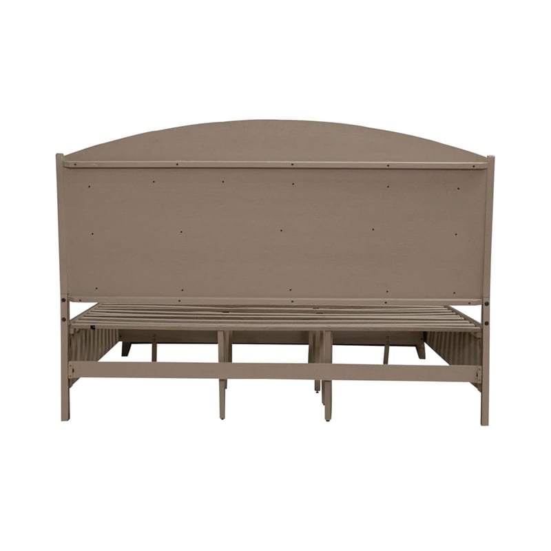 Pemberly Row King Upholstered Storage Bed with Cedar Drawers in Coffee Bean