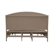 Pemberly Row King Upholstered Storage Bed with Cedar Drawers in Coffee Bean