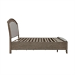 Pemberly Row Queen Upholstered Storage Bed with Linen Panel in Burnished Beige
