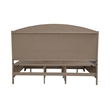 Pemberly Row Queen Upholstered Storage Bed with Linen Panel in Burnished Beige