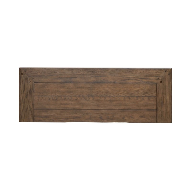 Pemberly Row Dining Server with Glass Doors in Graphite and Whitestone