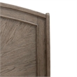 Pemberly Row Queen Panel Headboard with Starburst Veneer in Burnished Beige Oak