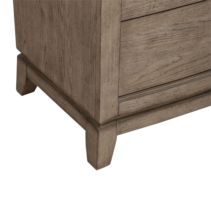 Pemberly Row 6 Drawer Dresser with Felt and Cedar Lining in Burnished Beige