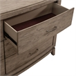 Pemberly Row 6 Drawer Dresser with Felt and Cedar Lining in Burnished Beige