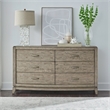 Pemberly Row 6 Drawer Dresser with Felt and Cedar Lining in Burnished Beige