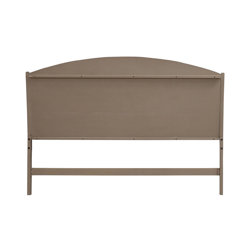 Pemberly Row King Panel Storage Bed with Padded Bench Seat in Burnished Beige