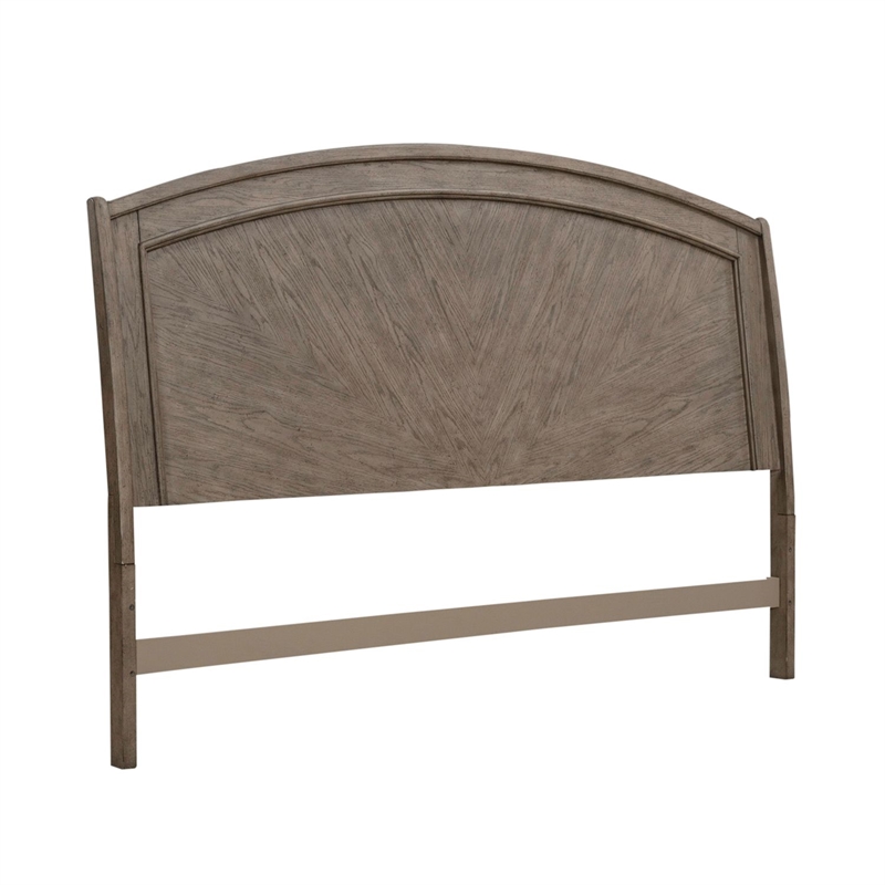 Pemberly Row King Panel Storage Bed with Padded Bench Seat in Burnished Beige