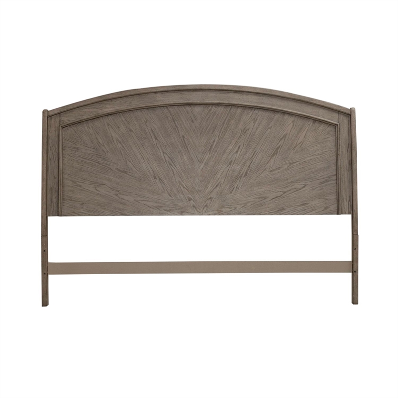 Pemberly Row King Panel Storage Bed with Padded Bench Seat in Burnished Beige