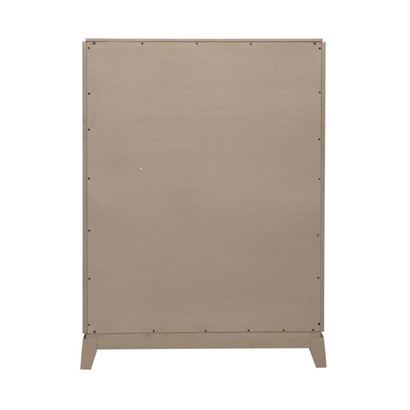 Pemberly Row 5 Drawer Chest with Cedar Lining in Burnished Beige
