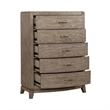 Pemberly Row 5 Drawer Chest with Cedar Lining in Burnished Beige